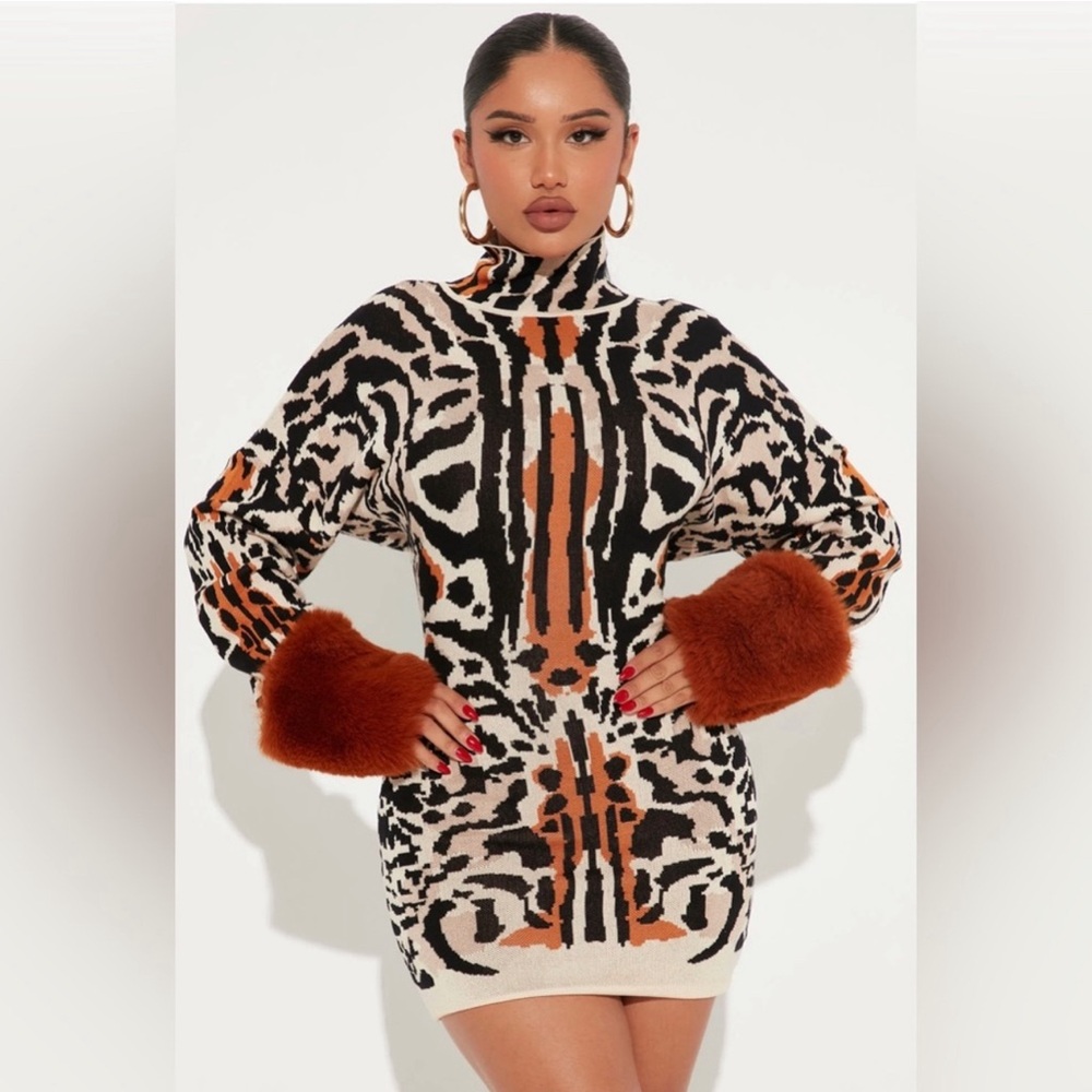 Fancy sweater dress
